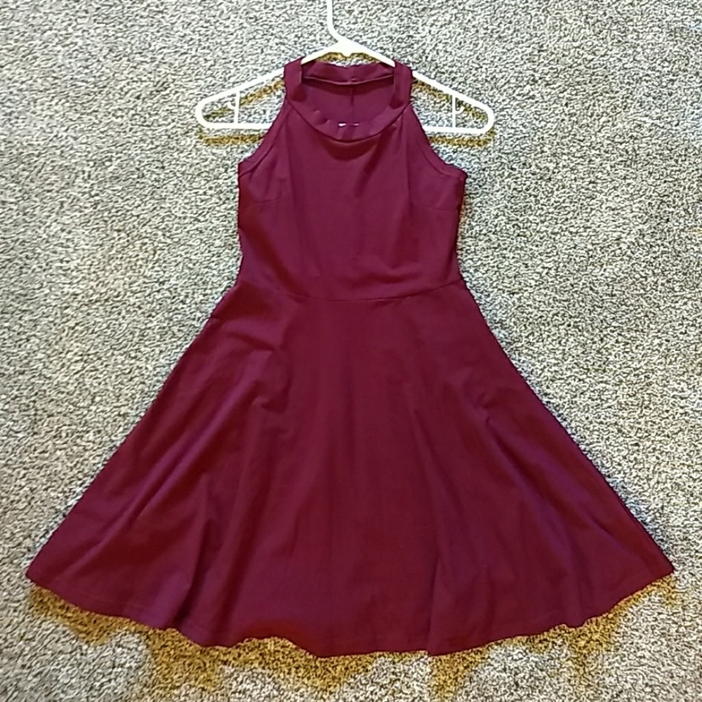 A sleeveless sundress